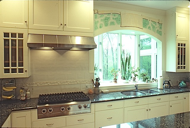 painted kitchen