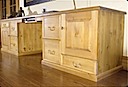 knotty pine desk