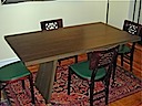 walnut dining table